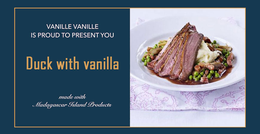 Duck with vanilla